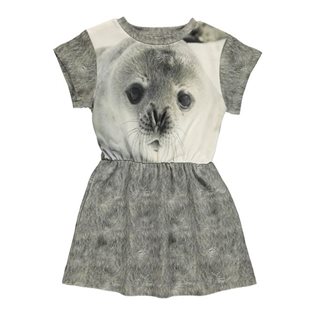 Robbies Dress - Seal Print
