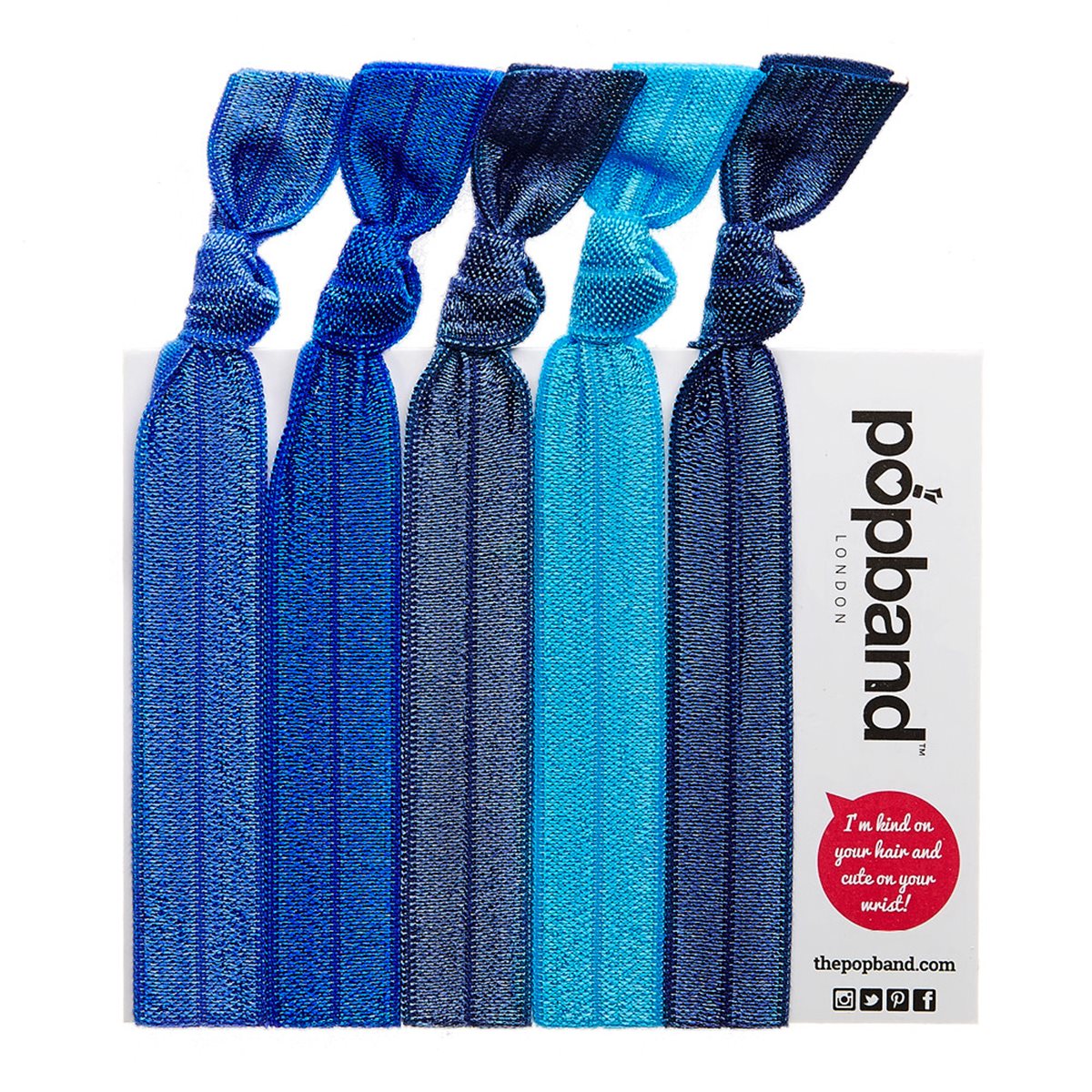 Monkeymccoy Popband Hair Ties Denim Monkey Mccoy