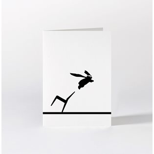 Superhero Rabbit Card