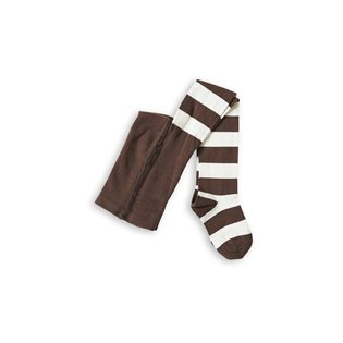 Mini Rodini Stripe Tights - Brown