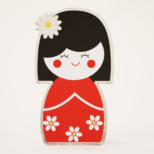 China Doll - Cute Cuts Card