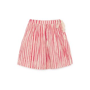 Bamboo Striped Mini Skirt