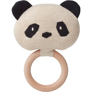 Aria Rattle - Panda Beige Beauty