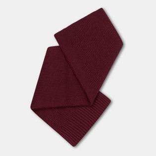 Knitted Scarf Small - Rosewood Red