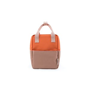 Small Backpack Colourblock  - Royal Orange