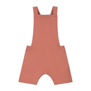 Baby Short Salopette - Faded Red
