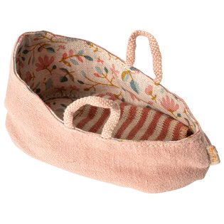 Maileg Mouse Carrycot - My - Misty Rose