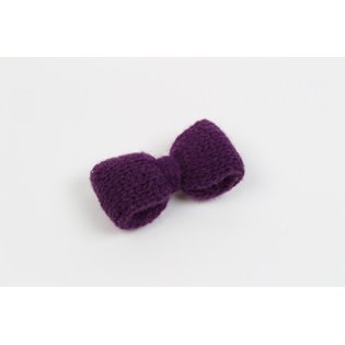 Bow Hair Clip Twin Pack - Purple & Lilac