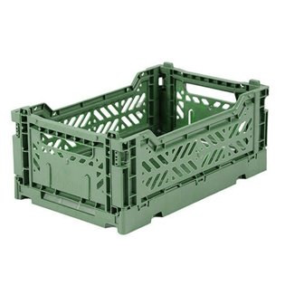 Aykasa Mini Folding Crate - Almond Green