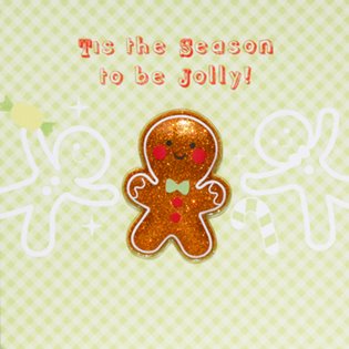 Gingerbread Man- Jelly Moulds Card 