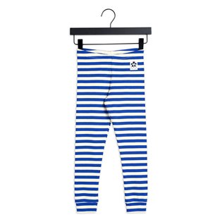 Stripe Rib Leggings - Blue