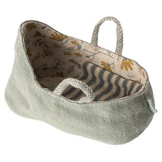 Maileg Mouse Carrycot - My - Dusty Green