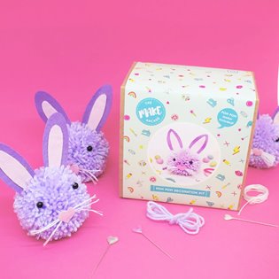 Cute Bunny - Pom Pom Craft Kit