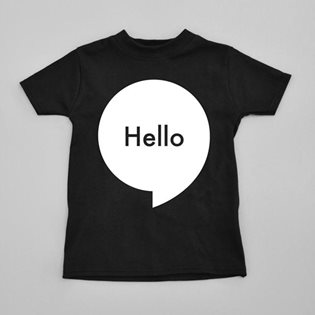 Hello Tee - Black