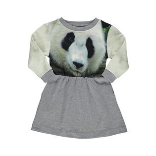 Loose Dress - Panda Print