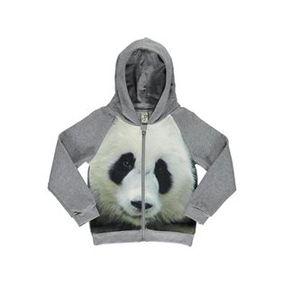 Zipper Hoodie - Panda Print