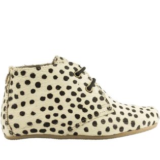 Gimlet Girl Hair on Leather Shoe - Small Dots