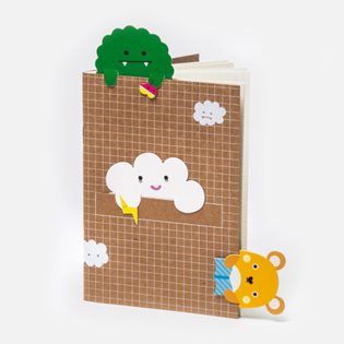 Cloud Bookmark Notebook
