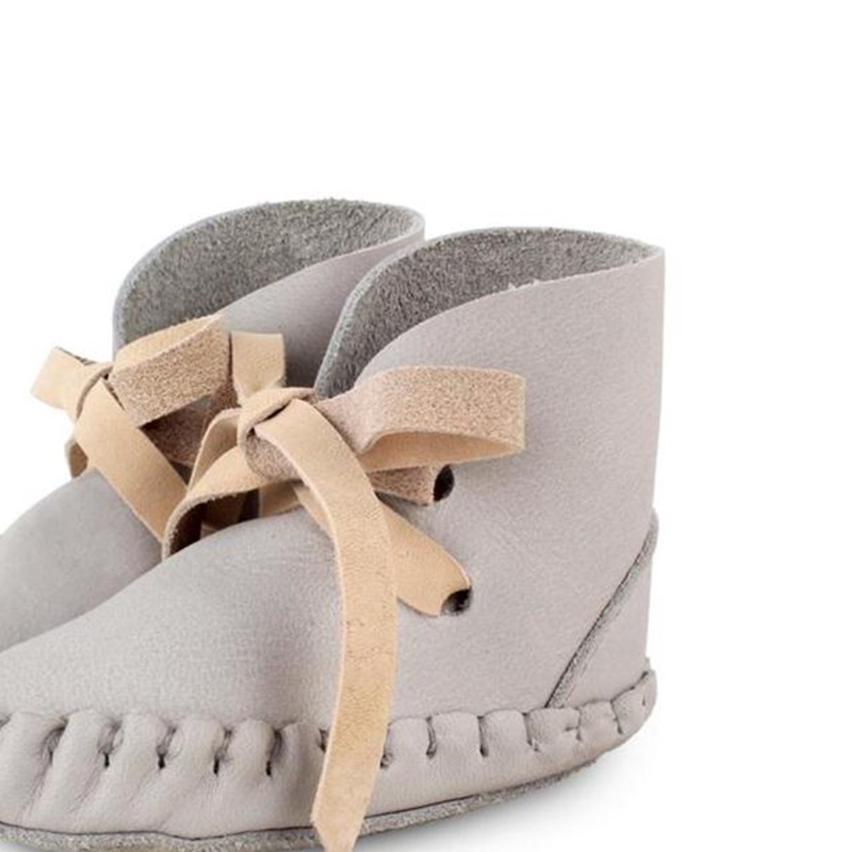 light gray booties