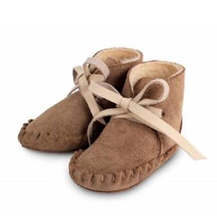 Pina Lining Booties - Suede Teddy Brown & Nubuk Cream