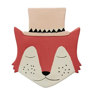 Foxy - Ceramic Wall Hanging