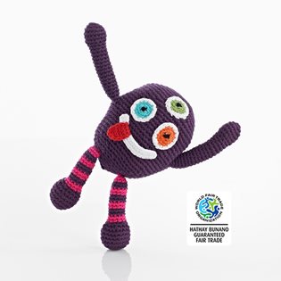 Crochet Chubby Monster - Silly Purple