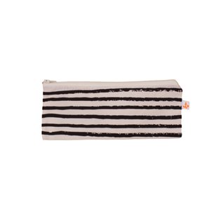 Noe & Zoe Pencil Case - Black Stripes