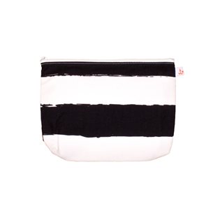 Noe & Zoe Pencil Case M - Black Stripes XL
