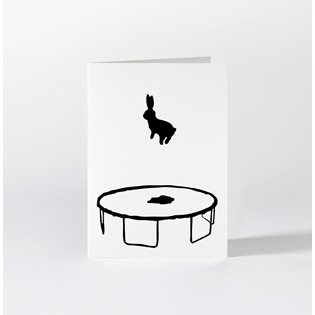 Bouncing Rabbit Card