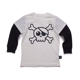 Nununu Skull Patch T-Shirt - White
