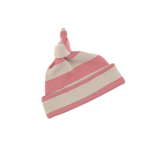 Posy Pink & Sand Striped Hat