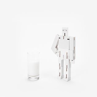 Small Cubebot - White