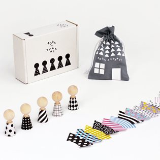 Modern Pebbles - Peg Dolls