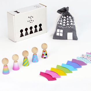 Colour Pebbles - Peg Dolls