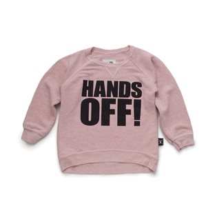 Nununu Hands Off! Pullover - Powder Pink