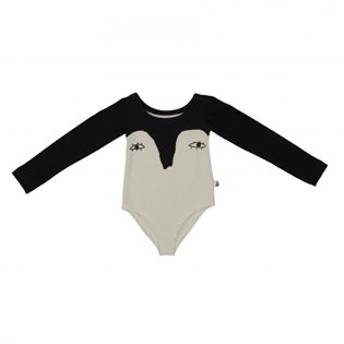 Noe & Zoe Leotard - Black Penguin