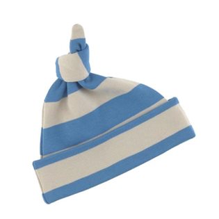 Sailor Blue & Sand Striped Hat