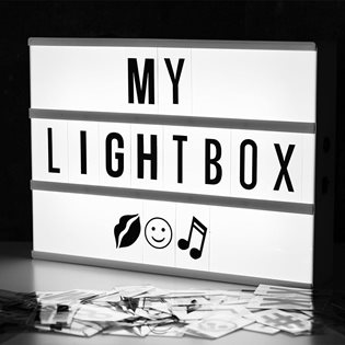 Cinematic A4 Lightbox - Black Shell