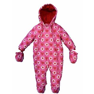 Baby Snowsuit - Flower & Heart