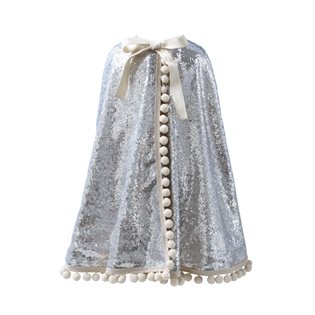 Diamond Pom Pom Cape