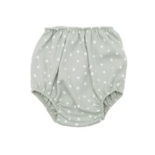 Moss Grey & White Spot Print Bloomers