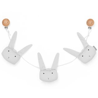 Holger Pram Chain - Rabbit - Dumbo Grey