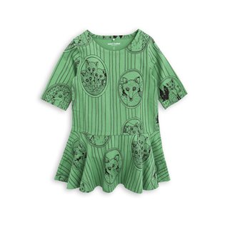 Fox Family Dress - Green