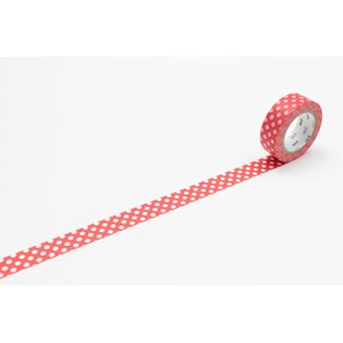 MT Washi Masking Tape - Dot Red & White