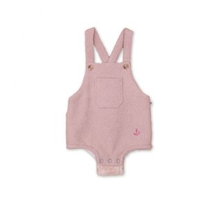 Noe & Zoe Baby Furry Romper - Rose Fur