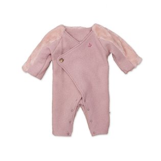 Noe & Zoe Baby Kimono Suit - Rose Fur