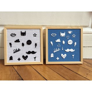 Letterboard Symbol Set - White