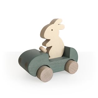 Bunny Car Grey