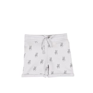 Peace AOP Shorts - Vapour Grey