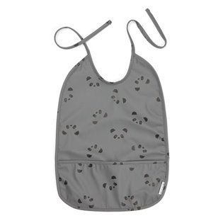 Lai Bib - Panda Stone Grey